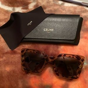 Authentic Celine Rectangular Sunglasses
